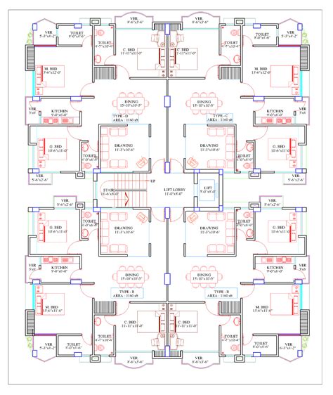 龍榮樓平面圖|屋邨的住宅物業的樓面平面圖 Floor Plans of Residential。